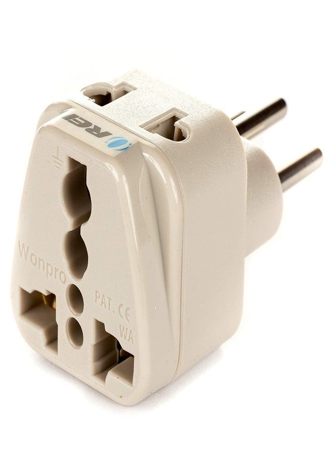 OREI India to Switzerland, Rwanda, Liechtenstein (Type J) Travel Adapter Plug - 2 in 1 - CE Certified - RoHS Compliant - White Color (DB-11A) - Image 5